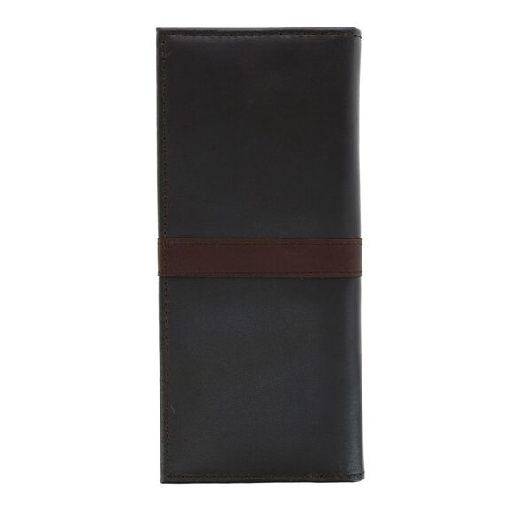 Tommy Hilfiger Men's Leather Ranger RFID Checkbook Cover Secretary Wallet - Picture 2 of 5